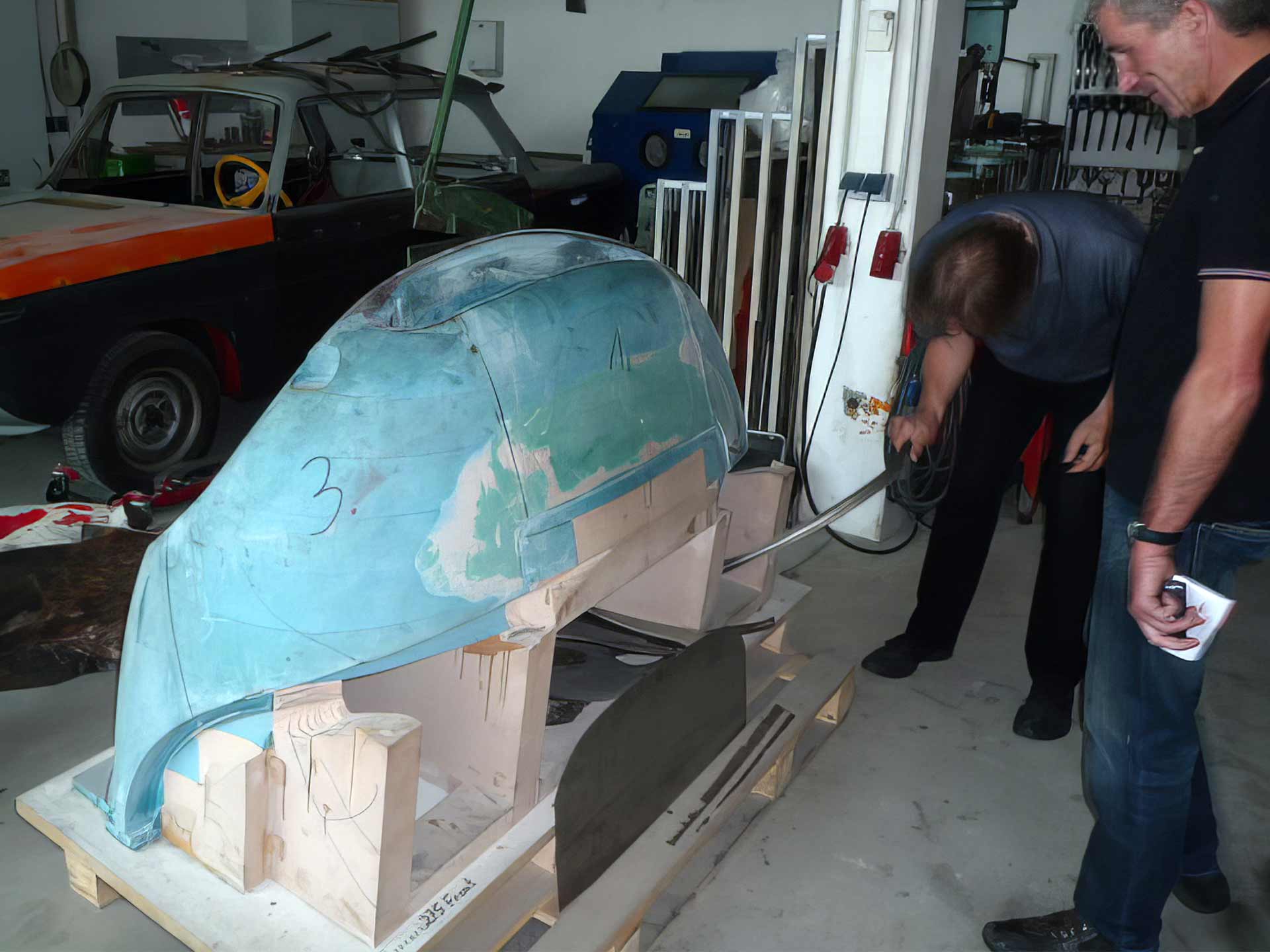 Ferrari 275 GTB front reconstruction