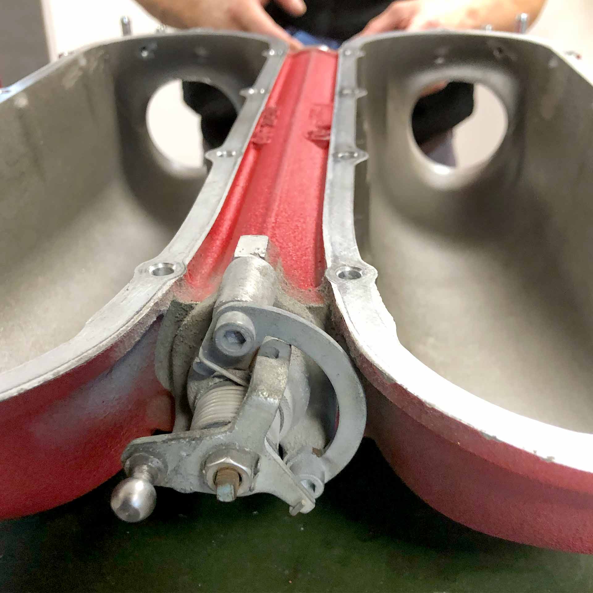 Ferrari F430 shrink varnish intake manifold